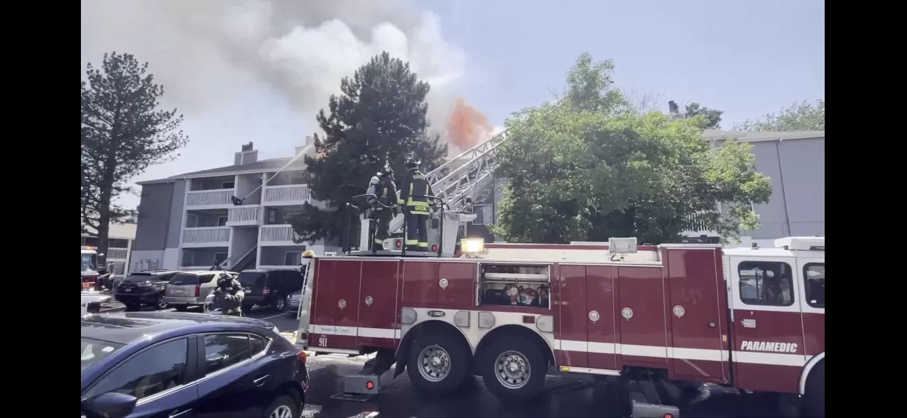 An Aurora apartment fire has left around 50 people without a home.