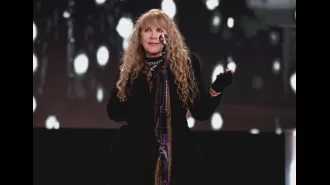 Singer Harry Styles surprises fans with a mullet hairstyle and emotional duet with Stevie Nicks at BST Hyde Park.