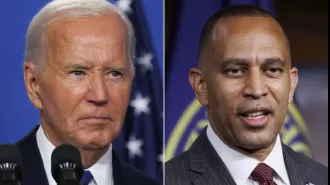 House Democrats did not back Biden during meeting.