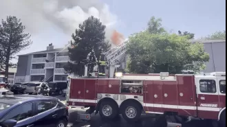 An Aurora apartment fire has left around 50 people without a home.