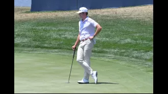 Golfers compete to qualify for the next round at The Ascendant tournament.