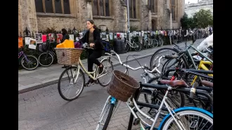 This map displays the regions in the UK with the highest risk of bike theft.