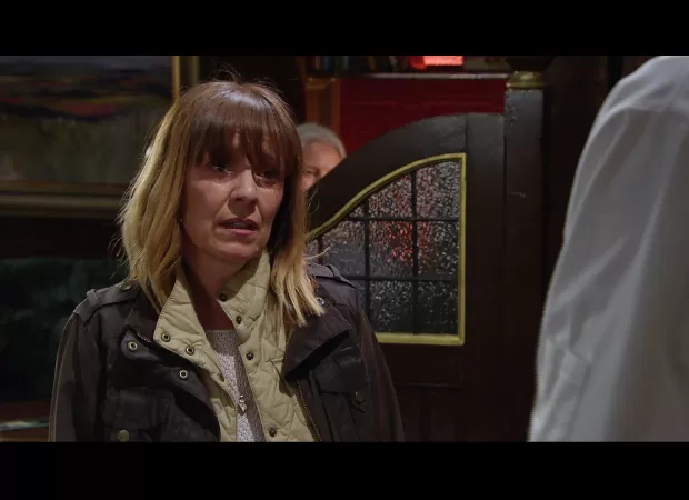 Famous Emmerdale star in tears after wild night with pals.