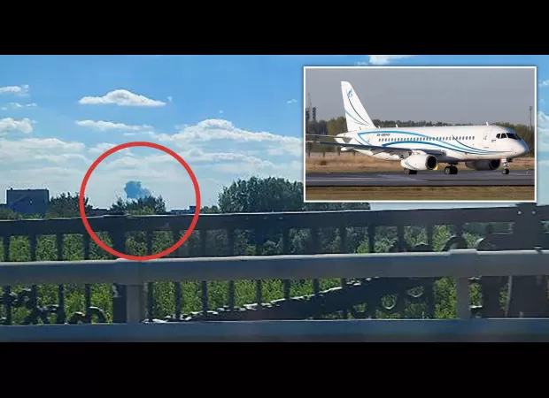 A Russian superjet crashes in Moscow soon after undergoing repairs.