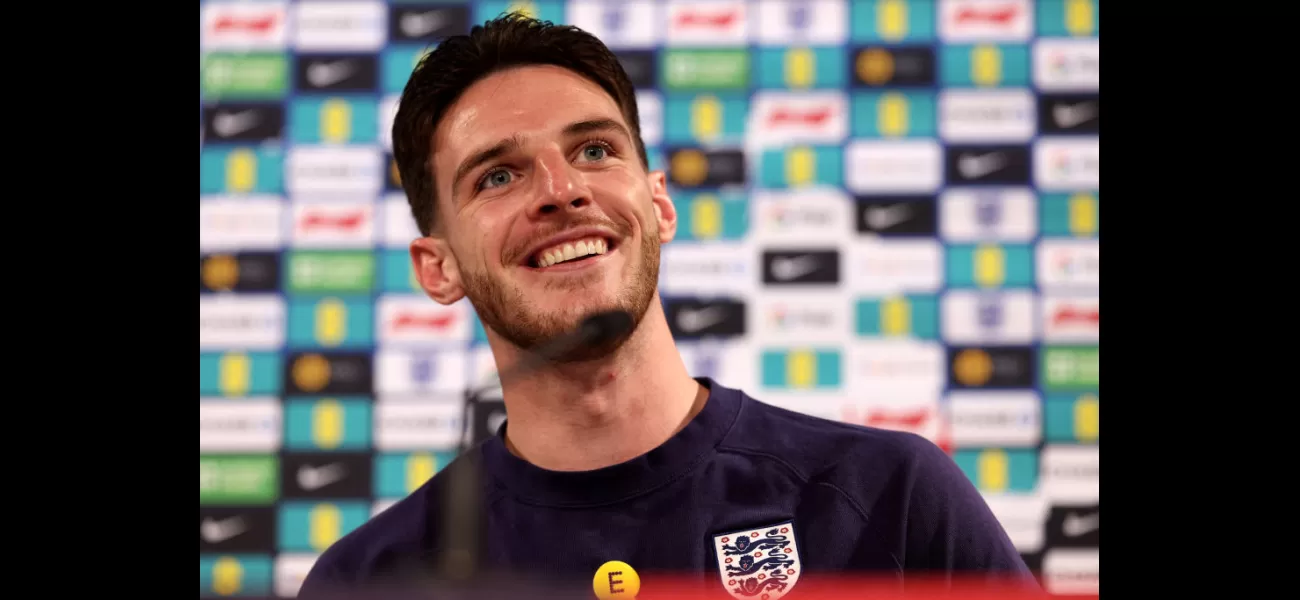 Rice shares Arteta's words before England's Euro 2024 final against Spain.