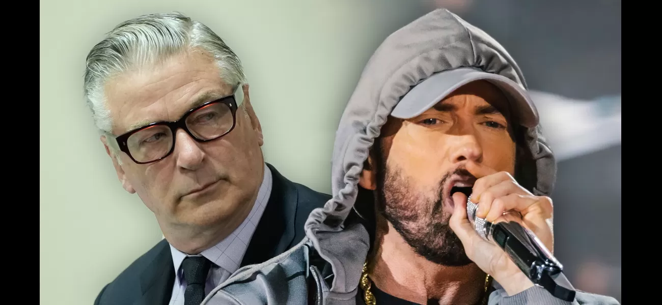 Eminem criticized for offensive rap about Alec Baldwin's Rust shooting incident.