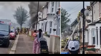 Tragedy in London as child killed and five others critically hurt in house fire.