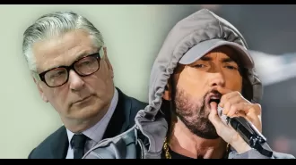 Eminem criticized for offensive rap about Alec Baldwin's Rust shooting incident.