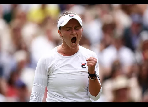 Czech player, Barbora Krejcikova, wins Wimbledon and becomes the first from her country to do so, making tennis history.
