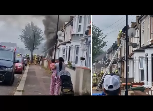 Tragedy in London as child killed and five others critically hurt in house fire.