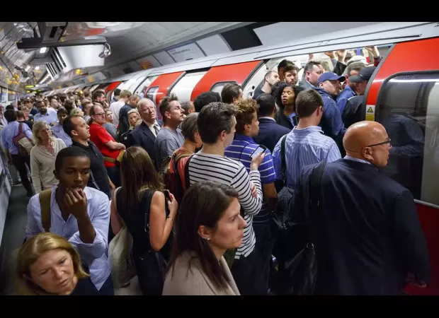 In 2080, rush hour will be a nightmare due to the world's population reaching 10.3 billion.