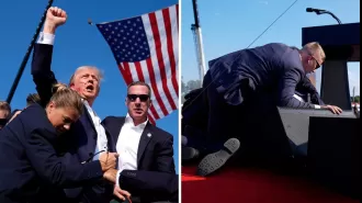 Authorities are looking into a possible assassination attempt at a rally held by President Donald Trump.