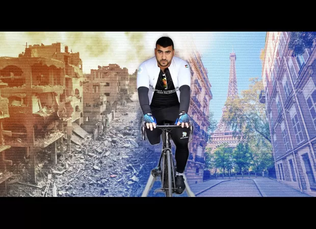 A Palestinian athlete aims to make history as the first para-cyclist from their country to compete in the Paralympics.