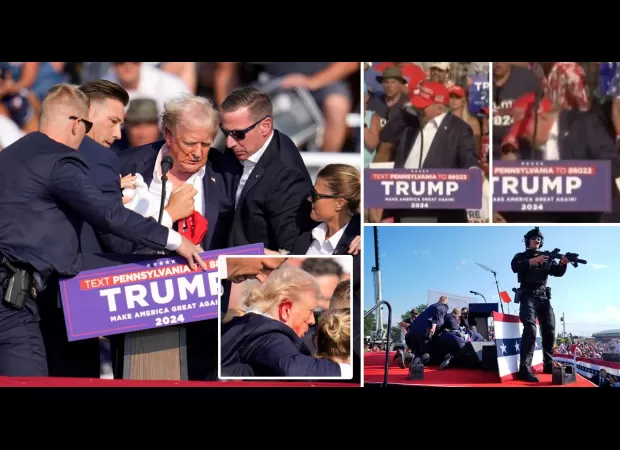Trump was targeted with gunfire at a rally in Pennsylvania in what is believed to be an assassination attempt.