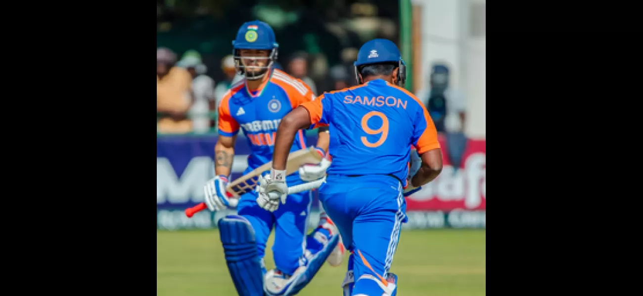 Samson and Dube lead India to 167/6 against Zimbabwe in 5th T20I with their respective performances.