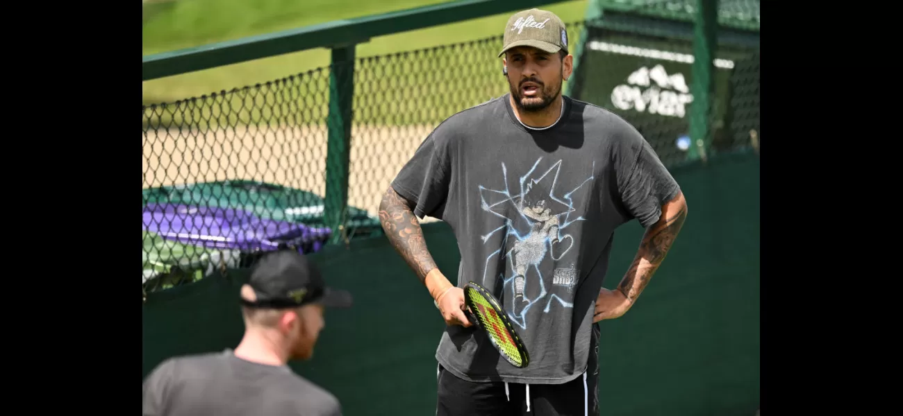 Tennis player Nick Kyrgios offers to coach Kate Middleton following her inspiring comeback at Wimbledon.