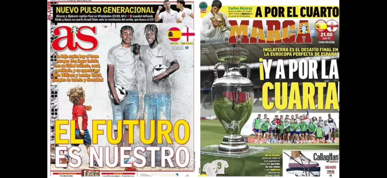Spanish media mocks England and Harry Kane before Euro 2024 final.