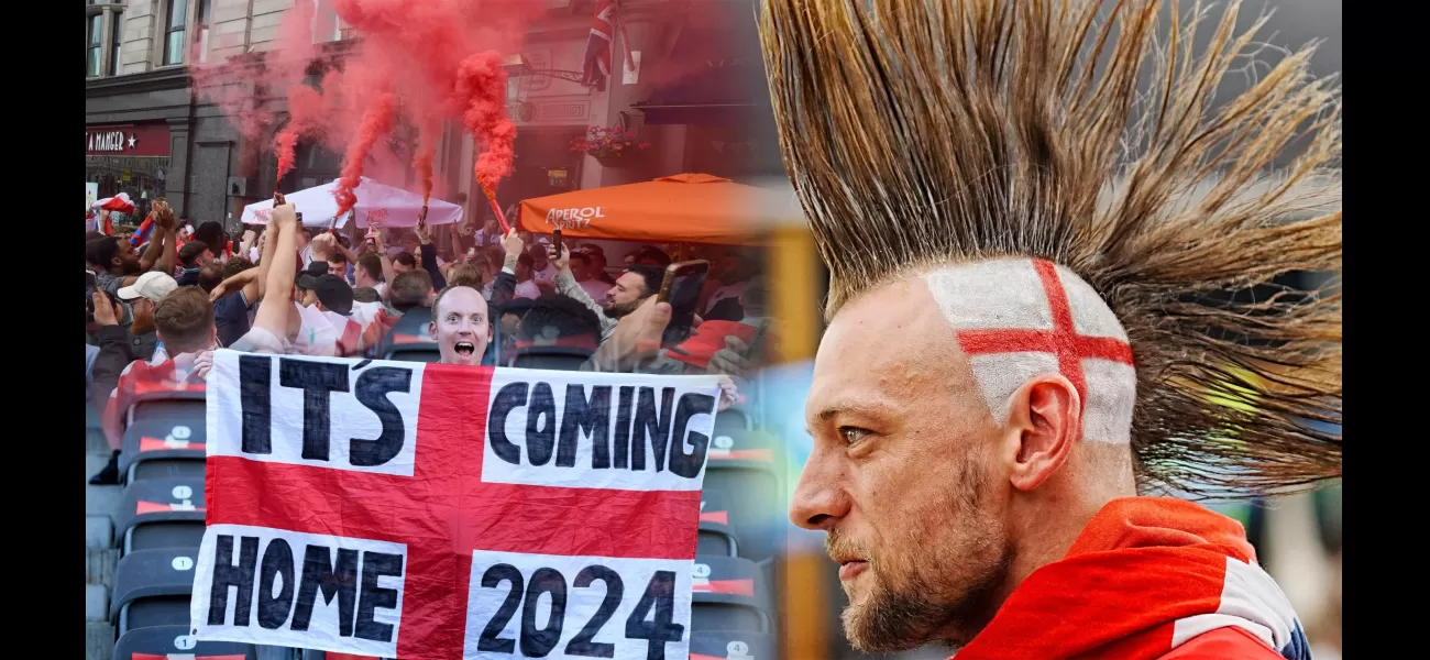 Fans in London and Berlin fill the streets for the Euro 2024 final match between England and an unknown opponent.