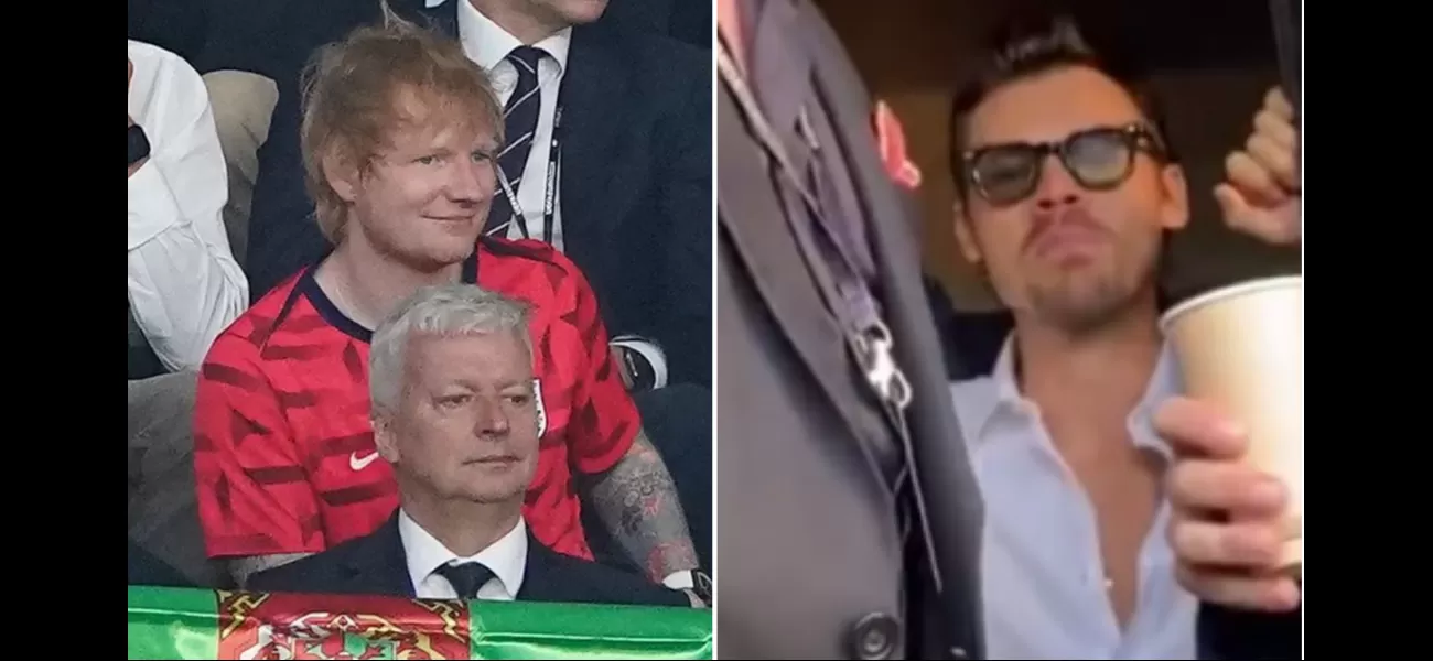 Harry Styles and Ed Sheeran head to Berlin to watch England lose in Euro 2024 final.