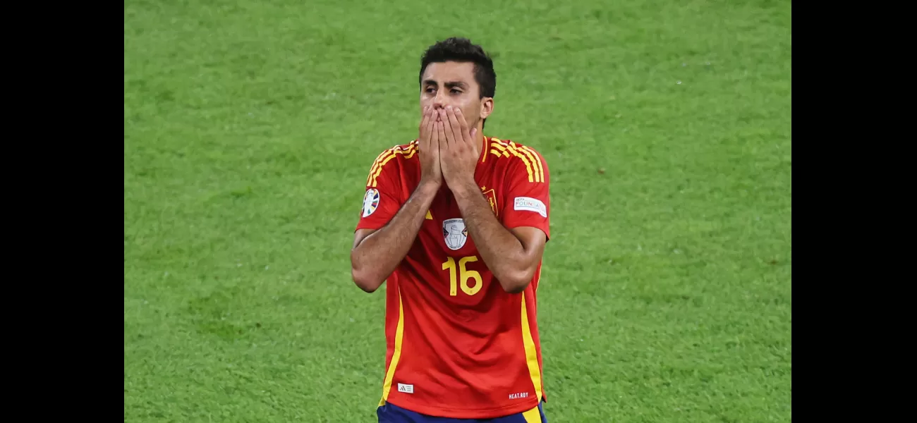 Spain's Rodri had to leave the Euro 2024 final against England due to injury.