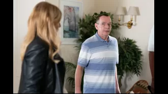 EastEnders actor denies rumors about character's big secret, warns against blindly believing everything you read.