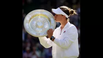 Krejcikova triumphs over Paolini in three sets to claim first Wimbledon title in 2024.