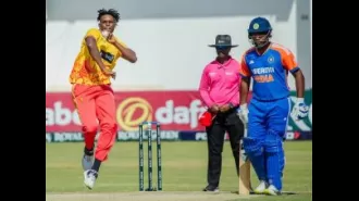 India beats Zimbabwe in 5th T20I, led by Samson and Mukesh, securing a 4-1 series win.