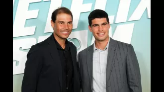 Rafael Nadal congratulates Carlos Alcaraz on his Wimbledon win with a heartfelt message.