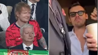 Harry Styles and Ed Sheeran head to Berlin to watch England lose in Euro 2024 final.