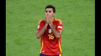 Spain's Rodri had to leave the Euro 2024 final against England due to injury.