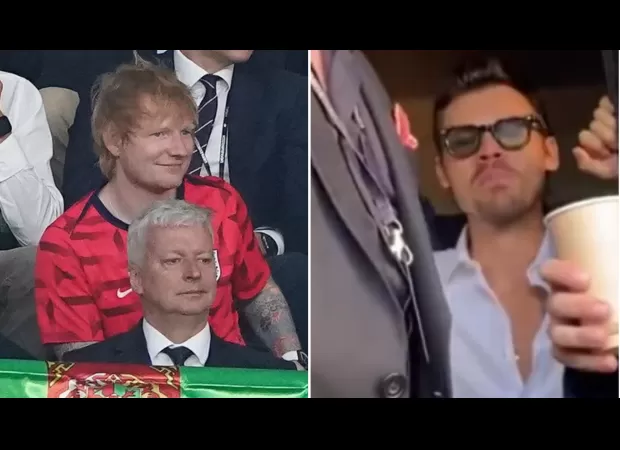 Harry Styles and Ed Sheeran head to Berlin to watch England lose in Euro 2024 final.