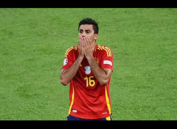 Spain's Rodri had to leave the Euro 2024 final against England due to injury.