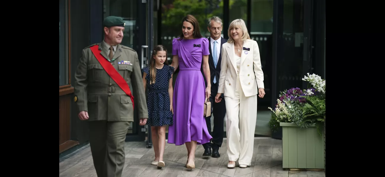 Kate attends Wimbledon for first time since cancer announcement.