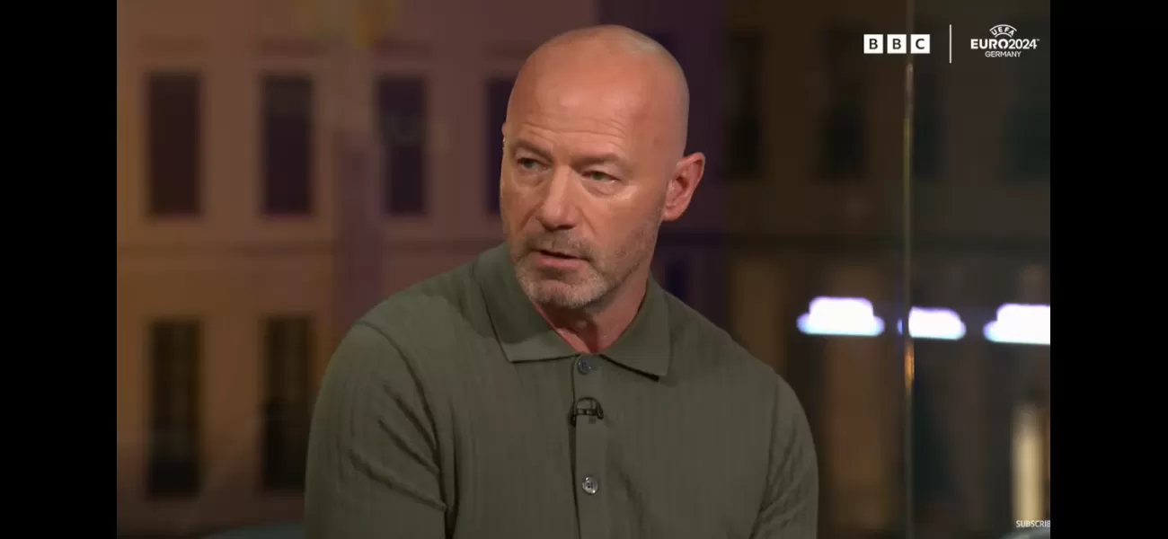 Shearer says England player was dissatisfied with Southgate during Euro 2024 final.