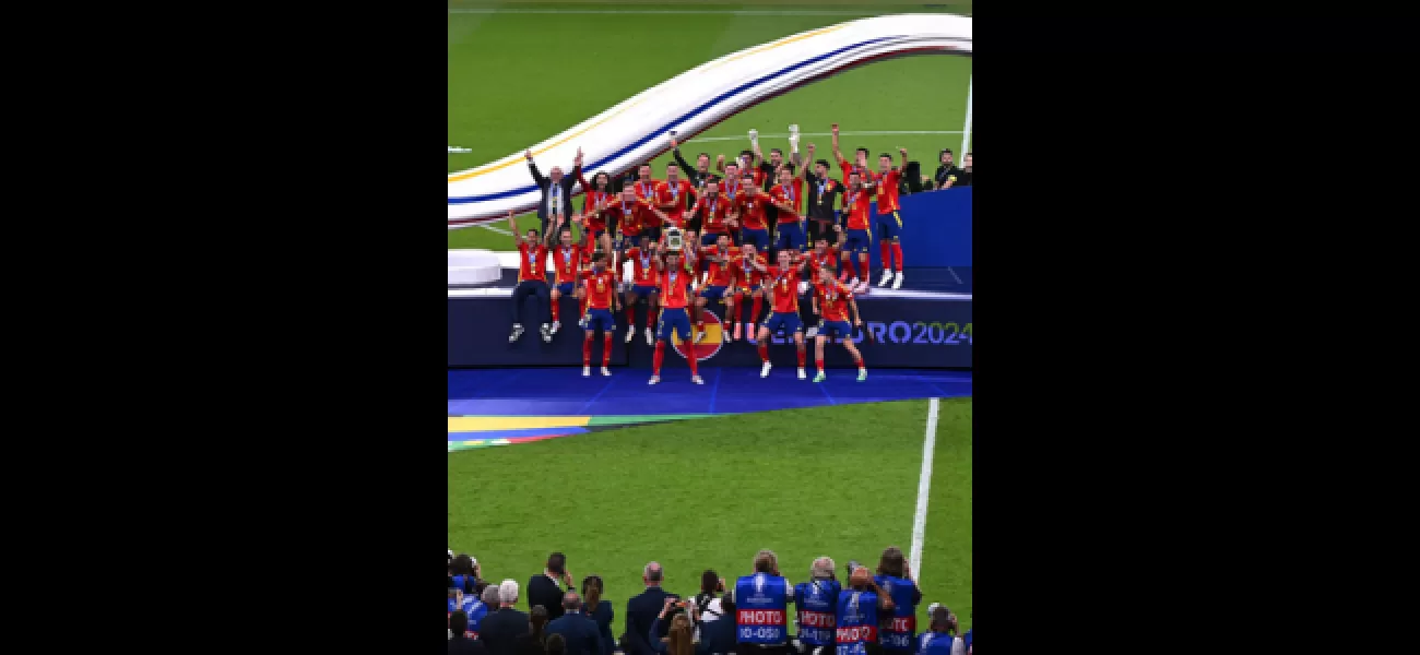 Spain beat England for fourth Euro title in shock victory.