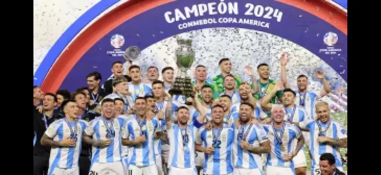 Argentina breaks Copa America record, defeats Colombia 1-0 despite Messi injury.