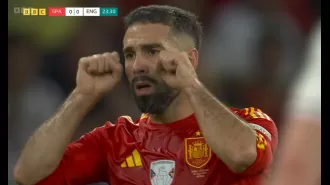 Carvajal unable to join Spain's Euro 2024 festivities due to mocking Saka.