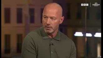 Shearer says England player was dissatisfied with Southgate during Euro 2024 final.