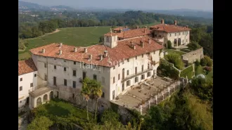 Own a 29-bed castle near Milan for the cost of a London house.