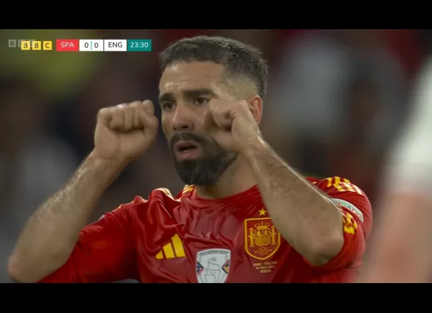 Carvajal unable to join Spain's Euro 2024 festivities due to mocking Saka.