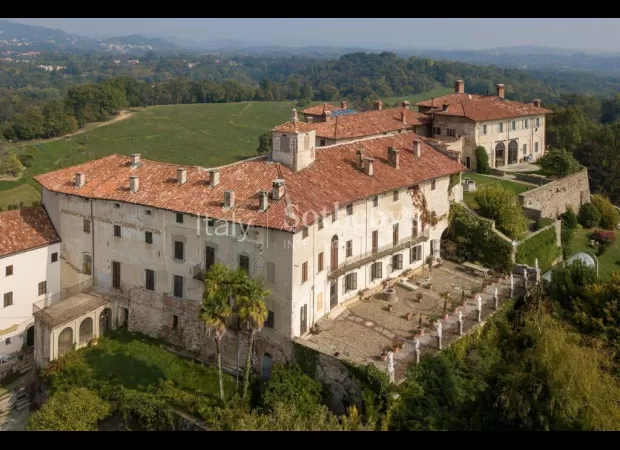 Own a 29-bed castle near Milan for the cost of a London house.