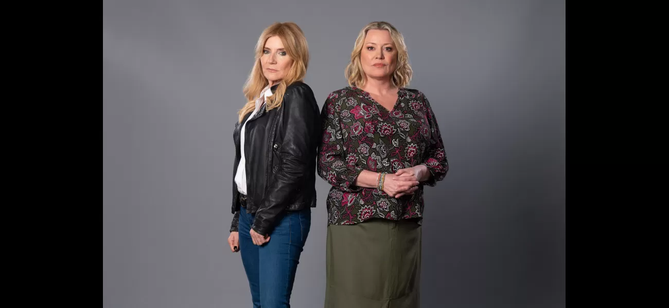 Laurie Brett, known for her role on EastEnders, talks about a tense confrontation between her character, Jane Beale, and Cindy.