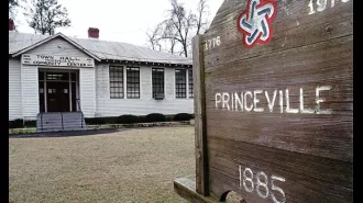 Historic black town in America at risk of flooding.