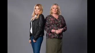 Laurie Brett, known for her role on EastEnders, talks about a tense confrontation between her character, Jane Beale, and Cindy.