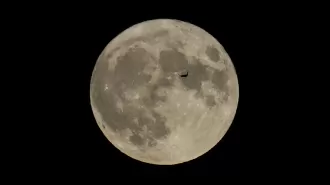 Possible future base for astronauts may be underground moon cave.
