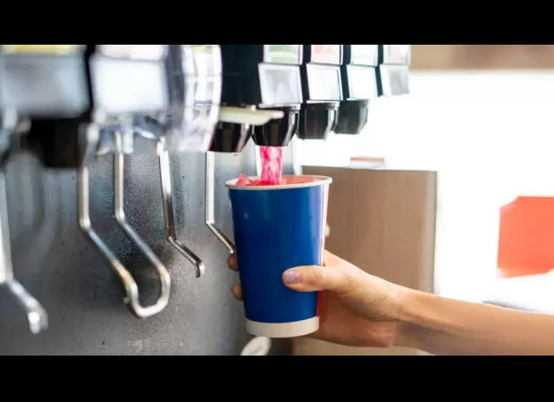 Possible paraphrase: UK nation may soon prohibit unlimited drink refills.