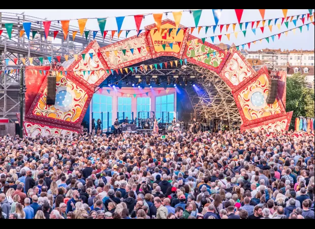 21 teenagers hospitalized for overdose at a music festival where one girl died.