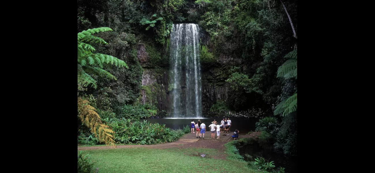 Search for missing swimmers at waterfall ends in tragedy.