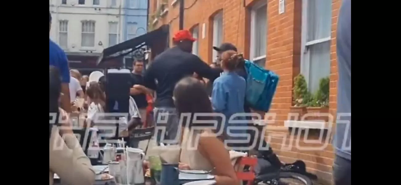 Boxer Chisora injures Deliveroo rider in altercation outside restaurant.