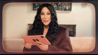 Cher appears in little-known UK commercial featuring updated rendition of famous song.